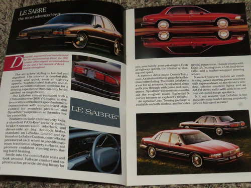 1992 Buick News Owner's Magazine LeSabre, Skylark, Electra, Riviera - Bild 3 von 5