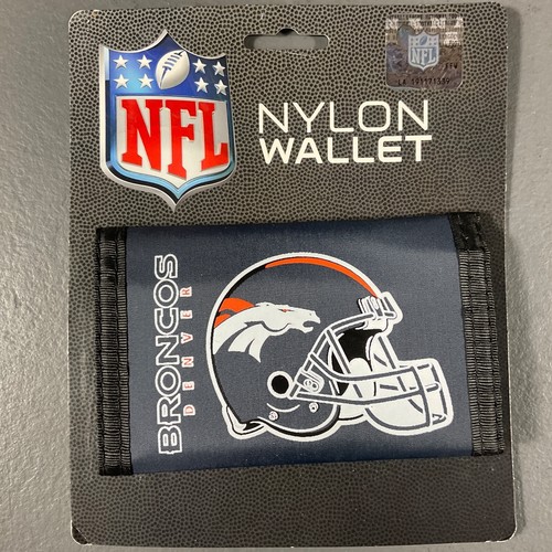 Denver Broncos Nylon Wallet 5 Pockets Hook & Loop NFL Football High Quality - Picture 9 of 24