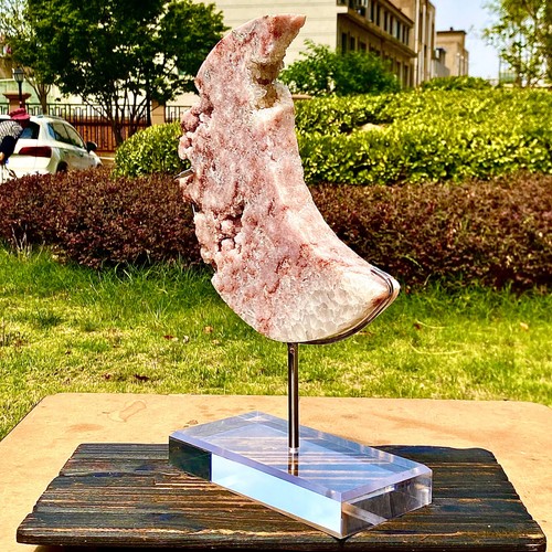 4.58LB Natural mineral purple pink crystal quartz spiritual ornament - 第 5/13 張圖片