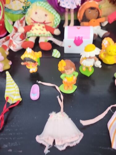 De colección Fresa Pastel Corto Grande Lote De Mascotas Paños Muñecas Juego Piezas Etc - Imagen 3 de 21