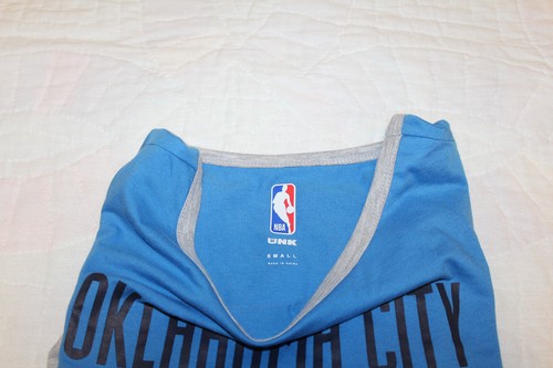 NWT Oklahoma City Thunder NBA UNK 3/4 Sleeve Round Neck Cotton Tee Shirt Women S - Picture 4 of 7