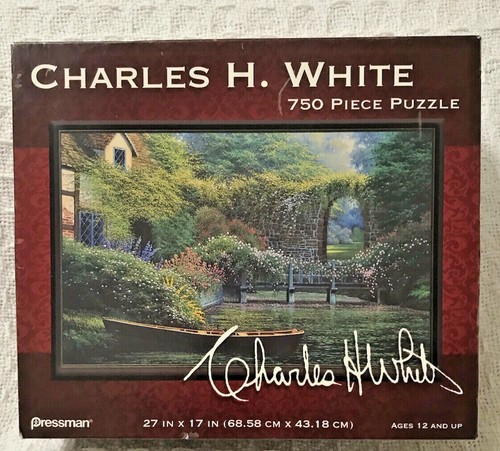 Charles H White 750 Piece Jigsaw Puzzle Primrose Crossing By Pressman New Sealed - 第 1/2 張圖片