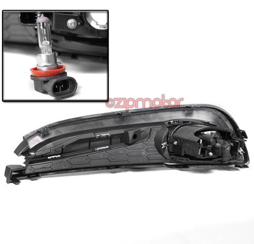 13-15 HONDA CIVIC SEDAN 4DR BUMPER DRIVING FOG LIGHTS LAMP CHROME W/BULB+SWITCH - Picture 2 of 4