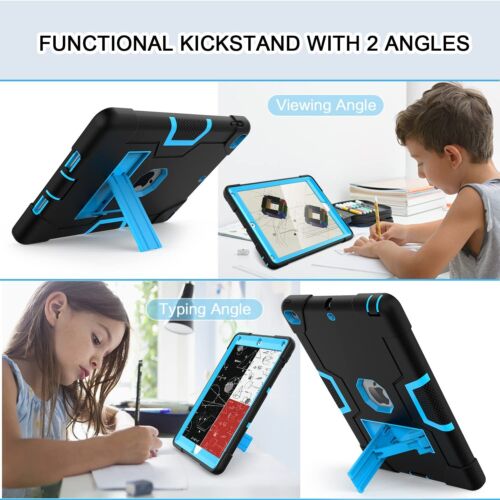Kids Shockproof Heavy Duty Case Cover For iPad 9th 8th 7th 6th 5th Gen Mini Air - Picture 11 of 31