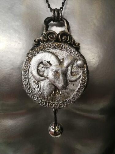 Zodiac Horoscope Necklace Talisman Amulet Pendant Astrology Sign Aries Symbology - Picture 4 of 24