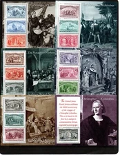 "Voyages Of Columbus" Souvenir Sheets ,  face $326,80,  price as postage $215.00