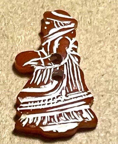 Nursery Rhyme OLD MOTHER HUBBARD Realistic Bakelite Button 1” MOTHER GOOSE - Picture 5 of 8