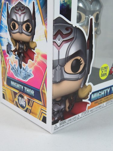 Marvel Funko Pop - Mighty Thor (Glow) - Thor: Love and Thunder - No. 1046 - Picture 7 of 19