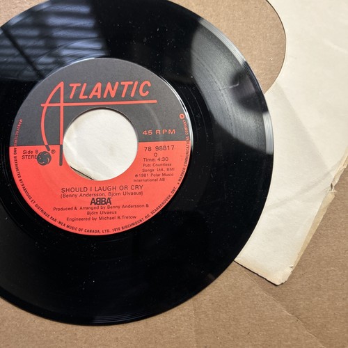 Abba One Of Us/Should I Laugh Or Cry 1981 Atlantic Records 45 - Picture 4 of 4