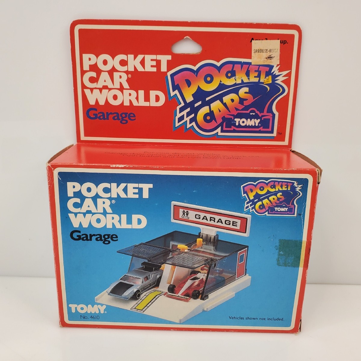 Vintage 1983 Tomy Pocket Cars Car World Garage 4610 HTF | eBay