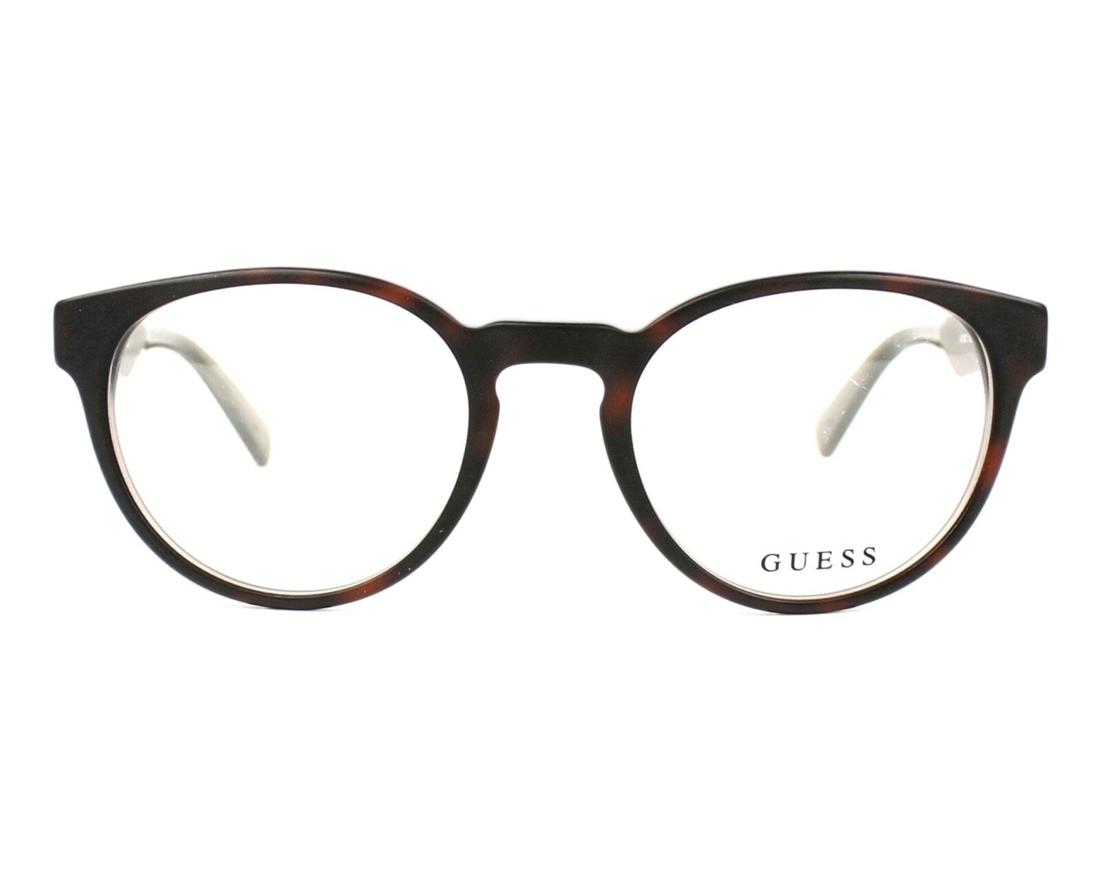 GUESS GU1932-F-3 052 Матовая Черепаховая круглая пластиковая оправа для очков 51-20-140