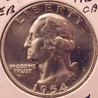 1950 Washington Quarter- Silver- Choice Gem CAMO Proof Luster No Reserve