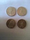 Lot of #4  1922-1923 Peace Dollars. Winner gets all four.