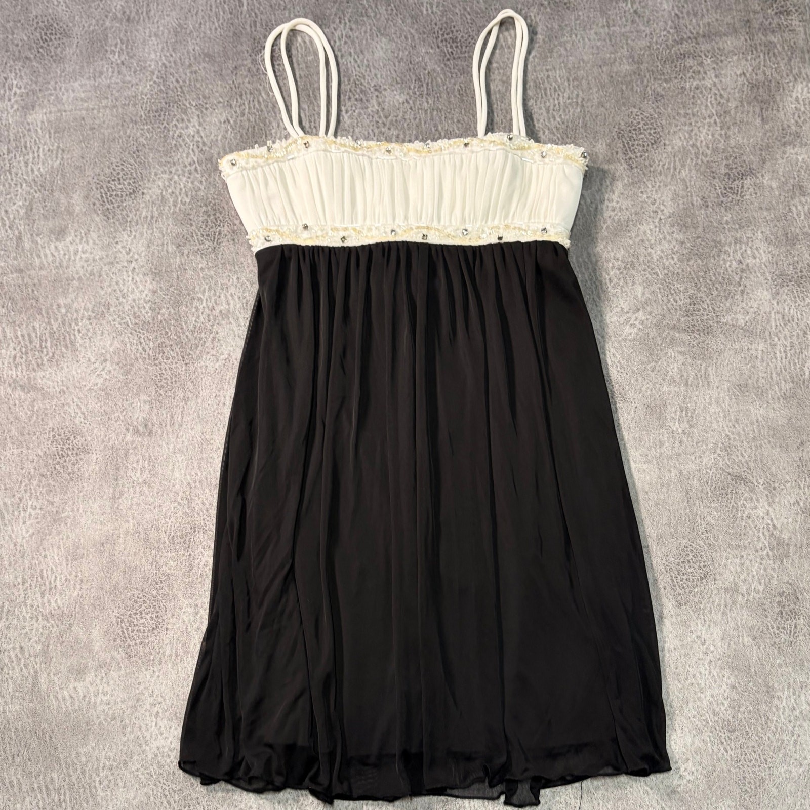 Vintage City Triangles Embellished Mini Dress