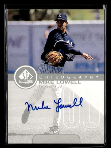 1999 SP Authentic Mike Lowell Chirography Autograph Auto Yankees FX3044