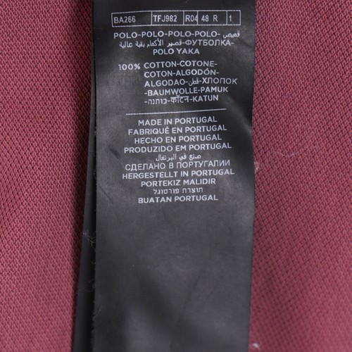 Tom Ford Basic Pink Cotton Polo Shirt Male Pink 48 - Picture 5 of 10