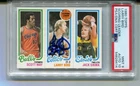 1980 Topps Rebounding Leader Larry Bird Rookie Signed PSA 9 with 10 Auto