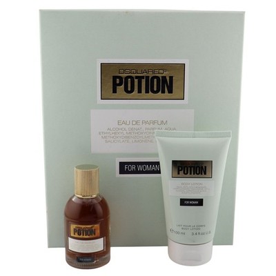 Dsquared² Potion for Woman 50 ml EDP Eau de Parfum Spray + Body Lotion 100 ml