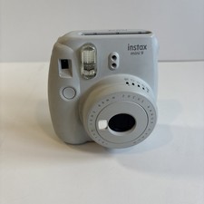 Fujifilm Instax Mini 9 Smokey White Instant Film Camera Tested MISSING EYE PIECE