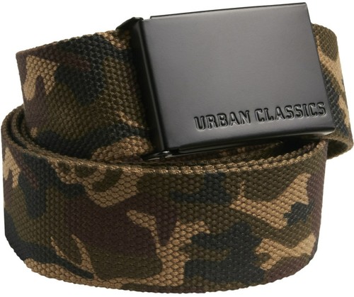 URBAN CLASSICS CANVAS BELT Basic Gürtel Stoffgürtel Blank Unisex Metall Schnalle - Picture 25 of 40