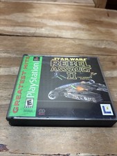 Sony Playstation 1 PS1 Star Wars Rebel Assault II Disc + Case Cleaned & Tested