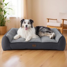 Bedsure XL Orthopedic Dog Beds Large Sized - 42"L x 30"W x 9.5"Th, Grey