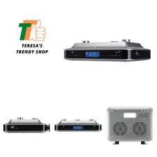 Under Cabinet Music System with Built in Stereo Speakers and FM Radio/USB Por...