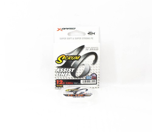 YGK Galis Scrum Assist Line 16 Braid 5m Size 12, 130lb White (7244) - Picture 3 of 6
