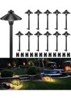 New ListingSunvie 12 Pack Low Voltage Landscape Pathway Lights 3000K Yard Garden Walkway