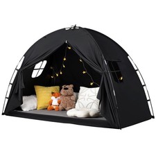 Bed Tent Twin Size - Privacy Sleeping Space with Blackout Design, Breathable ...