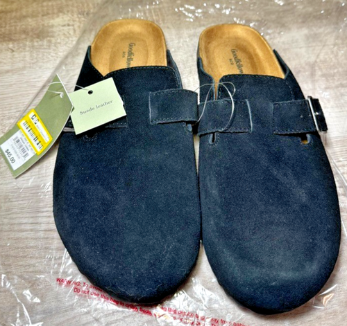 Goodfellow & Co Arthur Suede Clogs with Adjustable Buckle Mens Size 8 NWT - Picture 2 of 8