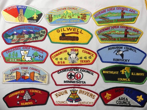 NobleSpirit (DF) Boy Scouts BSA Council Shoulder Patch Lot Vintage 200+ - Picture 7 of 12