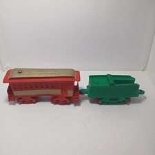 Two Vintage toy train set manufactured by the Auburn Rubber Company