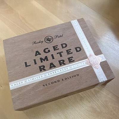 Rocky Patel Aged Limited Rare Second Edition Emply Wooden Cigar Box Handmade