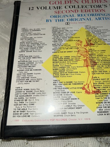 GOLDEN OLDIES ,SECOND EDITION 12 VOLUME COLLECTOR'S SET 12 CASSETTES, All Hits - Picture 2 of 6