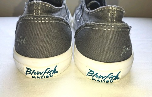 Blowfish Malibu Damenschuhe 7,5 Marley Loafer grau Stoff Slipper Art.-Nr. 0013 - Bild 2 von 7