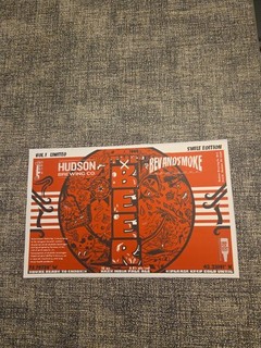 HUDSON BREWING CO CRAFT MICRO BEER LABEL NY