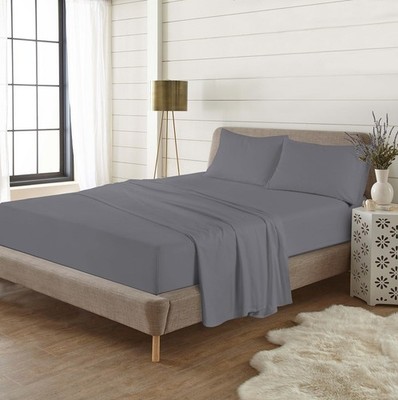Thermo Flanell Extra Tief Spannbettlaken 40cm Gebürstete Baumwolle Uni Weich Bettwäsche