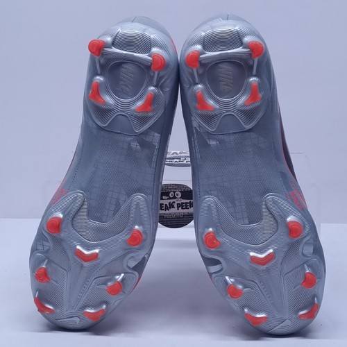 Nike Football Boots - UK Size 3.5 - Vapor 13 Grey Red Moulded Studs Junior - Picture 6 of 11