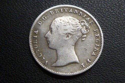 VICTORIA JUNGKOPF SILBER THREEPENCES nach Datum (1838 - 1887) NEUWARE siehe Menü - Bild 88 von 88