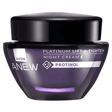 NEW! Avon Anew Platinum Lift & Tighten Night Cream with Protinol  1.7 fl oz-50ml
