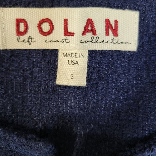 Anthropologie Dolan Julie offene Fransenjacke Größe Small marineblau elfenbein Fransen - Bild 5 von 10