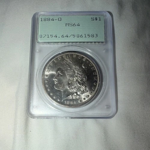 New Listing1884-O Morgan Dollar $1 Silver Coin MS64 PCGS New Orleans Uncirculated 0.9 Fine
