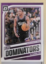 2024-25 Panini Donruss Optic Basketball Elite Dominators De'Aaron Fox #13