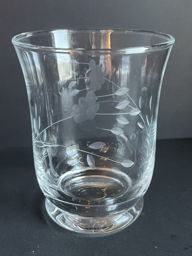3 PRINCESS HOUSE # 690 CRYSTAL HERITAGE VOTIVE GLASS CANDLE HOLDERS - Picture 2 of 4