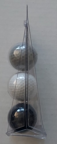 Team Golf NFL Seattle Seahawks Regulation Golf Balls 3-Pack Grey/White/Navy Blue - Picture 2 of 9