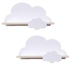 Haomian 2Pcs Cloud Shelves for Children’s Nursery Or BedroomKids Nursery Room.