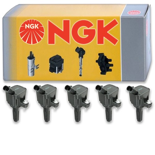 5 pcs NGK Ignition Coil for 2009-2010 Hummer H3T 3.7L L5 - Spark Plug Tune mw - Picture 1 of 5