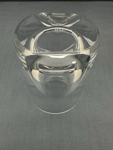 ROGASKA Clear Crystal MANHATTAN Restoration Hardware 4 1/4" DOUBLE OLD FASHIONED - Picture 6 of 13