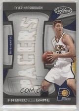 2009-10 Certified Fabric of the Game Team Die-Cut /25 Tyler Hansbrough Rookie RC